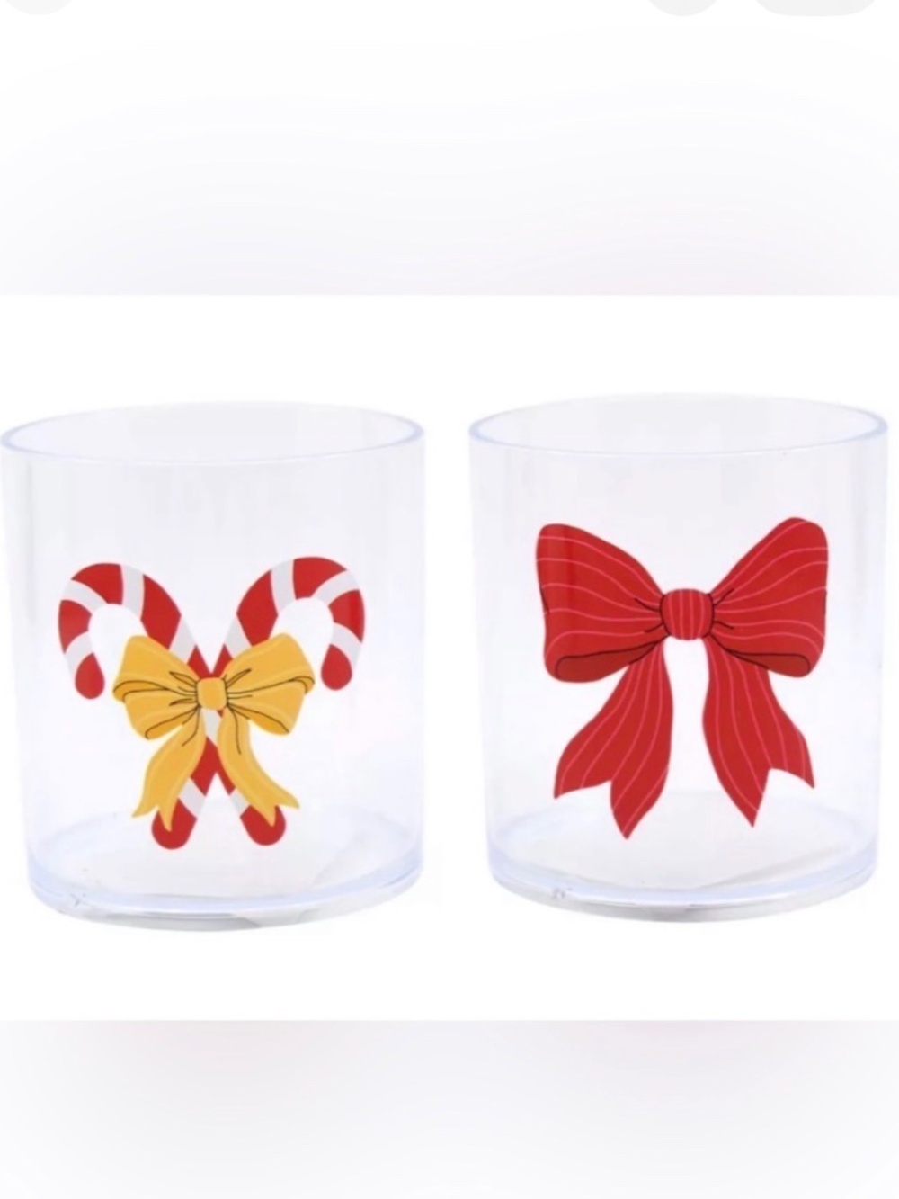 New View Gifts & Accessories 2-pk. Plastic Cups with Bows